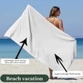 thumbnail image 3 of Magnet Towel, Outdoor Magnetic Bath Towel - Oversized 30"x75" Quick-Dry, Sand-Resistant, Super Absorbent Microfiber Towel with Magnetic Closure for Beach, Pool, Travel, Gym & Camping (Green), 3 of 7