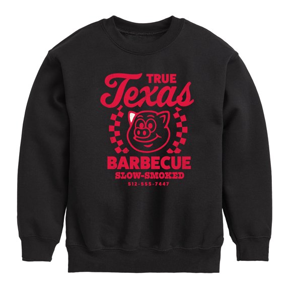 Instant Message - Texas BBQ - Toddler & Youth Crewneck Fleece Sweatshirt