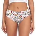 thumbnail image 1 of Balery Canada Day Ropa Interior de Algodón para Mujer con Dibujo – Braguitas Cómodas y Elásticas, Estilo Clásico-X-Small, 1 of 6