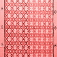 thumbnail image 1 of Ahgly Company Indoor Square Abstract Red Modern Area Rugs, 3' Square, 1 of 4