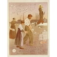 thumbnail image 2 of Etienne Moreau-Nélaton 11x14 Black Ornate Wood Framed Double Matted Museum Art Print Titled: Notre-Dame Du Travail (1900), 2 of 5