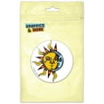 thumbnail image 1 of Mystical Sun and Moon Occult Pinback Button Pin Badge, 1 of 2