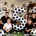 thumbnail image 3 of Giant Soccer Ball Balloon, 40 Inch Large White Foil Number Sports Themed Party Decoration, Festive Decor Supply for Birthday, Party, Celebration, Event, 3 of 7