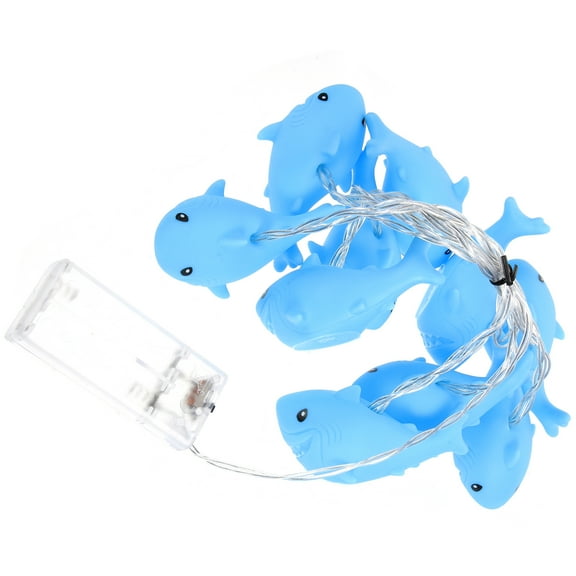 Shark Light Night Animals Strung Lights -blue