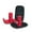 Red, variant on BUNDLE: Top Glides FlexFit Universal Ski Glides with GlidePads (Re)