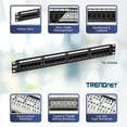 thumbnail image 2 of TRENDnet TC-P24C6 Cat6 24-port Unshielded Patch Panel, 2 of 8