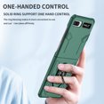 thumbnail image 6 of Allytechgroup Galaxy Z Flip 1 Magnetic Case, Compatible with Car Mount Shockproof Ring Holder Anti-Scratch Bumper Slim Hard PC Cover Phone Case for Samsung Galaxy Z Flip1, Darkgreen, 6 of 11