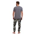 thumbnail image 2 of Hanes Men’s Ultrasoft T-Shirt and Jogger French Terry Pajama Set, 2-Piece, Sizes S-5XL, 2 of 5