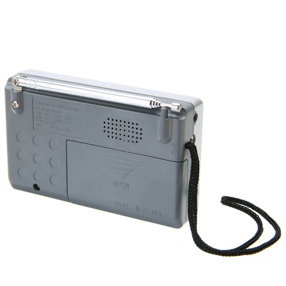 Kojooin BC-R119 AM/FM Battery Operated Portable Radio with Best Reception, Black