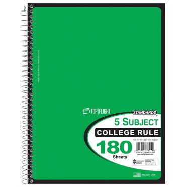 Mintra Office Durable Spiral Notebook - 2 Subject - Walmart.com