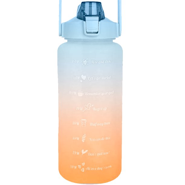 Botella De Agua Shendy Vendy Deportiva 2 Lts Con Popote