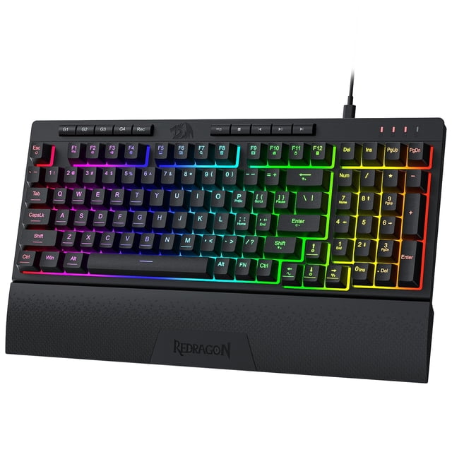 Teclado Gaming Redragon K515 Shiva RGB Membrane 98 teclas