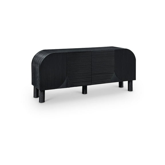 Meridian Furniture Casablanca Black Wood Veneer Sideboard/Buffet