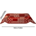 thumbnail image 3 of Hometravel Christmas Sofa Cover, Red Color with Tree Pattern Design, Soft Protective Blanket for Furniture, Holiday Theme Home Decor, 3 of 7