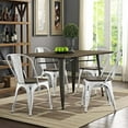 thumbnail image 5 of Modway Promenade Dining Side Chair Set of 4 in White, 5 of 5
