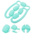 thumbnail image 3 of Unique Bargains 1 Pc Durable Five Wheel Foot Massager for Home Blue Green PP, 3 of 5
