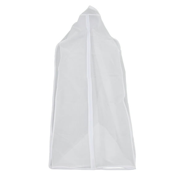 Clothes Dust Cover, Waterproof Clothing Cover Hangers Widened Transluscent Large Capacity With Zipper For Basement