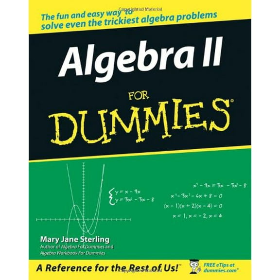 Pre-Owned Algebra II for Dummies (Paperback) 0471775819 9780471775812