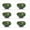 D, variant on 6pcs 30ml Ceramic Yixing Purple Clay Tea Service Crackle Glaze Kung Fu Tea Cup Set Travel Chinese Porcelain Teacup