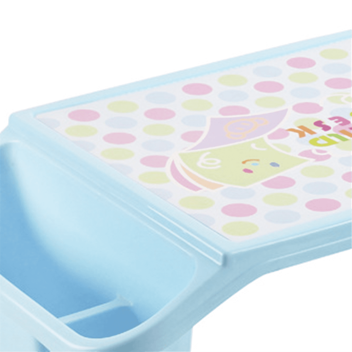 Kids Lap Desk Tray, Kids Portable Lap Tray Plastic Lap Desk for Bed Classroom Laptop Kids Car Activity Dining Floor Blue