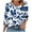 B-Blue#1, variant on Rciityk 3/4 Sleeve Tops for Women Casual Crew Neck Button Sleeve Tunic Tops Summer Fall Fashion Stripe Printed T Shirts