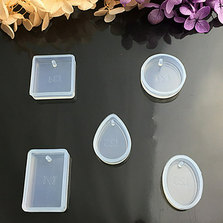 1Set Pendant Silicone Mold Resin Silicone Mould Handmade Tool Epoxy Resin  Molds 