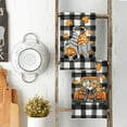 thumbnail image 3 of Sm:)e Buffalo Plaid Gnome Truck Pumpkin Fall Kitchen Dish Towels 18x26 Inch Set of 2, 3 of 6