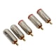 thumbnail image 2 of Conector RCA 5 piezas de metal Universal RCA macho cabeza de enchufe de alta resistencia larga vida útil para KTV para coche, 2 of 8