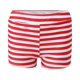 thumbnail image 4 of Gibobby Pantalones cortos de natación Pantalones cortos de Bikini de cintura alta para correr con botones para mujer(Rojo,M), 4 of 5