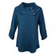 thumbnail image 1 of Sweater Pullover Tops mujer Sunnimix con capucha de manga Larga Azul 2XL, 1 of 8