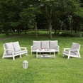 thumbnail image 6 of Trilenars Outdoor Loveseat, Sofa Chair With Cushion, HIPS Frames, Stainless Steel Hardware, Comfortable Armrests Garden Sofa Furniture For Porch, Balcony, Backyard, 6 of 9