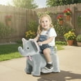 thumbnail image 2 of Qaba 6V Kids Ride on Toy Elephant, Battery Powered Ride on Horse with Music, 2 of 10