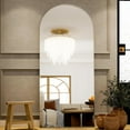 thumbnail image 3 of Lumora 71"x 26.2" Arched Full Length Mirror Floor Mirror Wall Mounted, Silver, 3 of 5