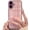 Pink, variant on REQO Compatible for iPhone 16 Pro Case Cute Color Lattice Plaid Grid with Gloss Epoxy Design for Girls Women Soft TPU+PC Plating Shockproof More Protective Girly for iPhone 16 Pro Case