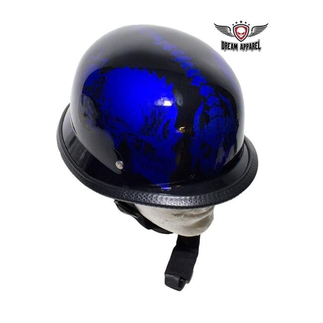 Blue Skull Novelty Helmet - Medium 