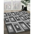 thumbnail image 3 of Ahgly Company Machine Washable Indoor Rectangle Transitional Dark Gray Area Rugs, 2' x 4', 3 of 7