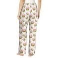 thumbnail image 3 of Naloa Avocado Lovers Print Women’s Ultra-Soft Comfy Pajama Lounge Pants with Pockets & Drawstring, 3 of 8
