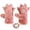 Pink, variant on GPOECD Adorable Bear Headphone Mittens Winter Warm for Girls Soft Lined Thermal Womens Winter Gloves 02_White,One Size