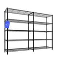 thumbnail image 2 of EDTara Metal Shelving Unit, Heavy Duty Wire Storage Rack With l-Shaped Design and Adjustable Shelf, Perfect for Organizing Home, Pantry, or Warehouse Spaces, 2 of 9