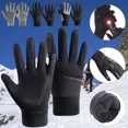 thumbnail image 2 of E Guantes Nieve A Prueba De Viento Cálido Frío Y Terciopelo, 2 of 3