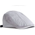 thumbnail image 2 of Sombrero de Malla de Verano para Hombres y Mujeres, Boinas, Boina para Hombre, Transpirable, Gorra Plana de Verano para Hombre, Gorra Plana Vintage para Hombre, 2 of 5