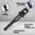 thumbnail image 4 of Juego de adaptadores Impact Socket WORKPRO de 7 piezas con funda, 4 of 7