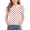 Red, variant on Girls Summer T-Shirt, Polka Dot Crewneck Puff Short Sleeve Kids Cute Trendy Tee Black Size 14
