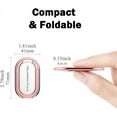 thumbnail image 4 of Support de Téléphone Anneau Support de Doigt, Poignée Rotative Double Sens 540° pour iPhone, Samsung, Huawei Téléphone Intelligent, Tablette, Kindle, Switch Lite Compatible avec Support de Voiture Magnétique (Or Rose), 4 of 4