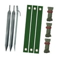 thumbnail image 3 of Kit de estacas para árboles de alta resistencia, herramientas de jardinería, estacas y soportes para árboles fáciles de usar Estaca plateada, 3 of 9