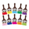 thumbnail image 1 of Happy Paintbrush Accents, 7", 30 Pieces, 1 of 1