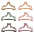 thumbnail image 1 of Pinzas para el cabello, cadena de color caramelo transparente, pajarita, mandíbula grande, juego de abrazaderas para el cabello, pasador de pelo grueso, accesorios para el cabello para mujeres y, 1 of 8