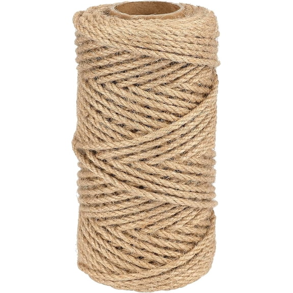 Natural Jute Fiber Twine For Gardening, Strong And Durable Hemp Rope 4Mm, Soft For Finishing Craft Products, Biodegradable Jute String For Diy Crafts, Versatile Use In Rustic