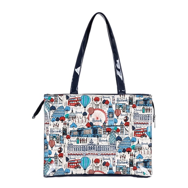 PVC TOTE Bag Organizer regalo para mujeres Durable Mujeres Mano de hombro L