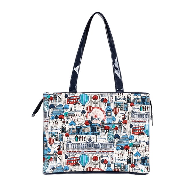 PVC TOTE Bag Organizer regalo para mujeres Durable Mujeres Mano de hombro L